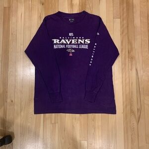 Team Apparel Purple Baltimore Ravens Long Sleeve Tee